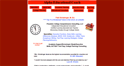 Desktop Screenshot of alphaeducoach.com